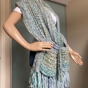 Multi Color hand woven shawl